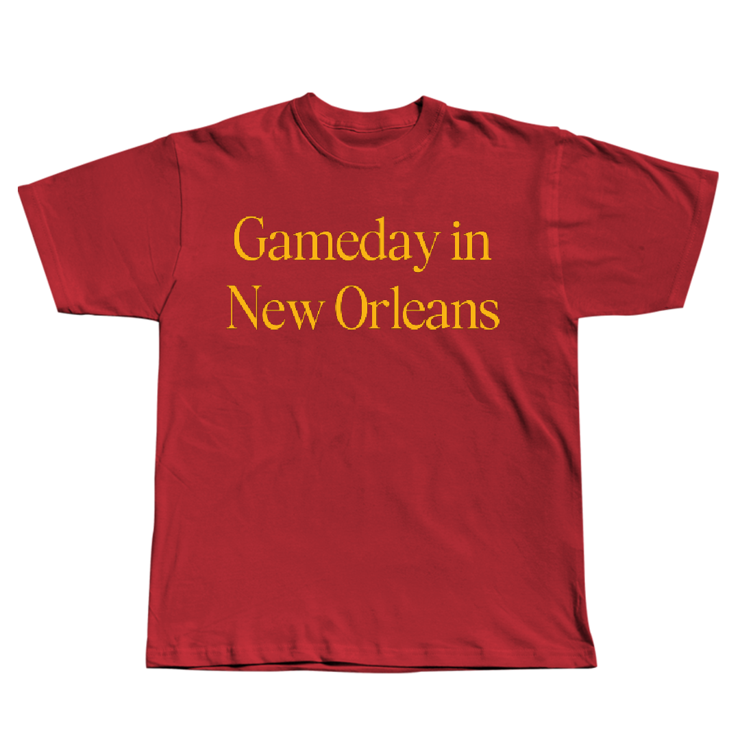 Loyola University New Orleans Golf (M) Canvas Red Gameday Tee - Oliver White