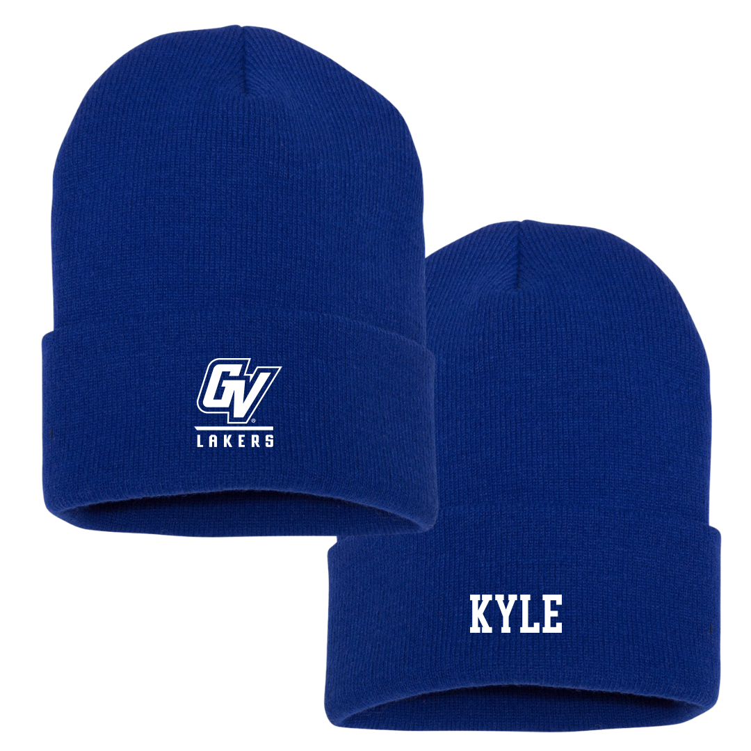 Grand Valley State University TF and XC Blue Beanie - Taylor Kyle