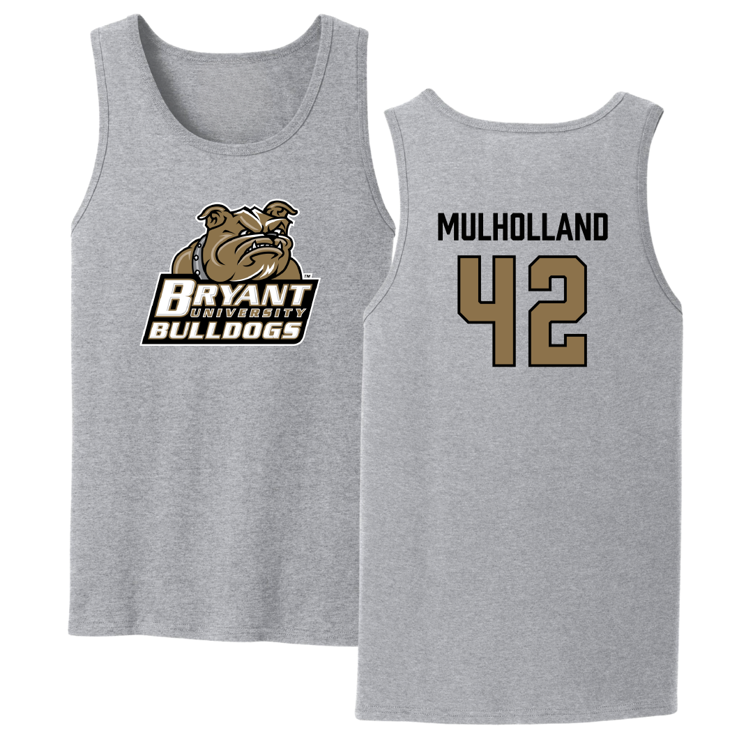 Bryant University Baseball Sport Gray Tank Top - #42 Billy Mulholland