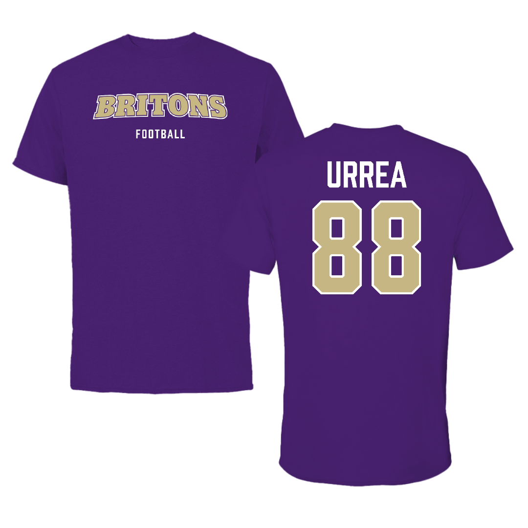Albion College Football Purple Tee - #88 Alejandro Urrea