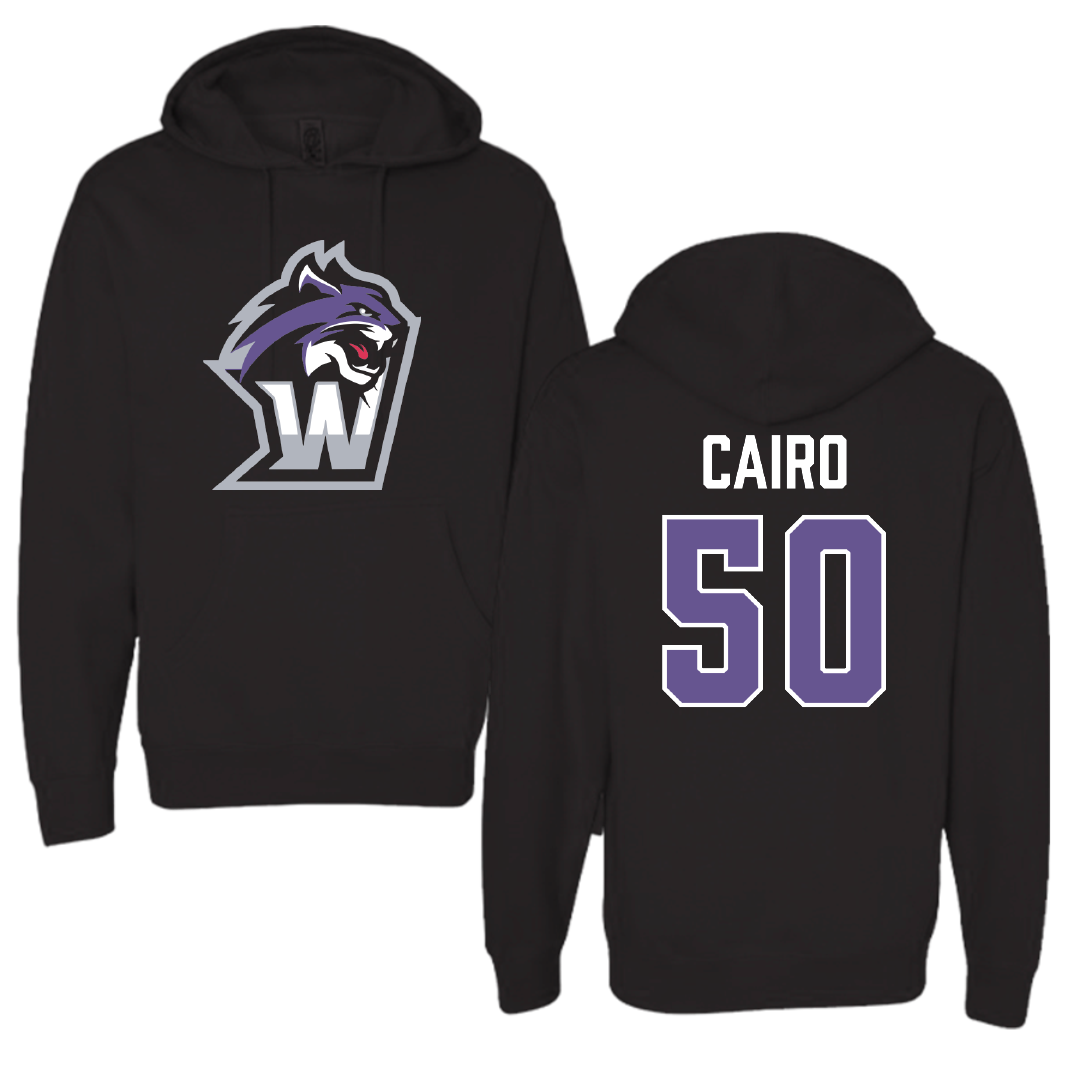 Wiley University Baseball Black Hoodie - #50 Winfred Cairo