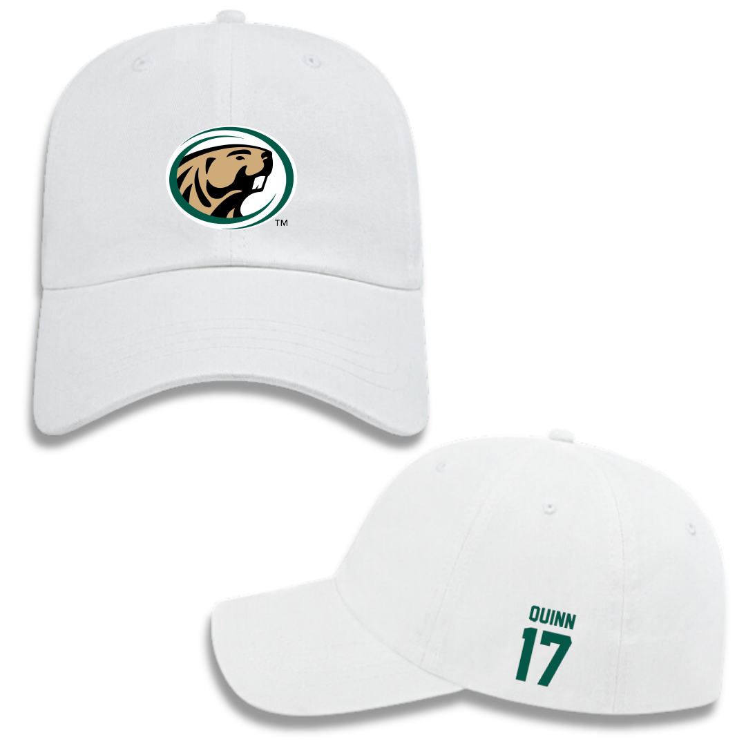 Bemidji State University Ice Hockey (M) White Hat - #17 Noah Quinn