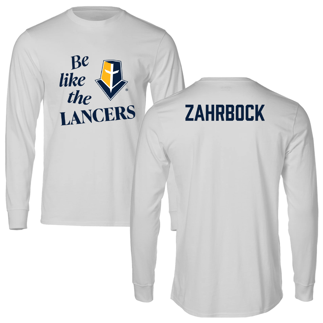 Mount Marty University Golf (M) Light Gray Be Like Us Performance Long Sleeve - Cameron Zahrbock