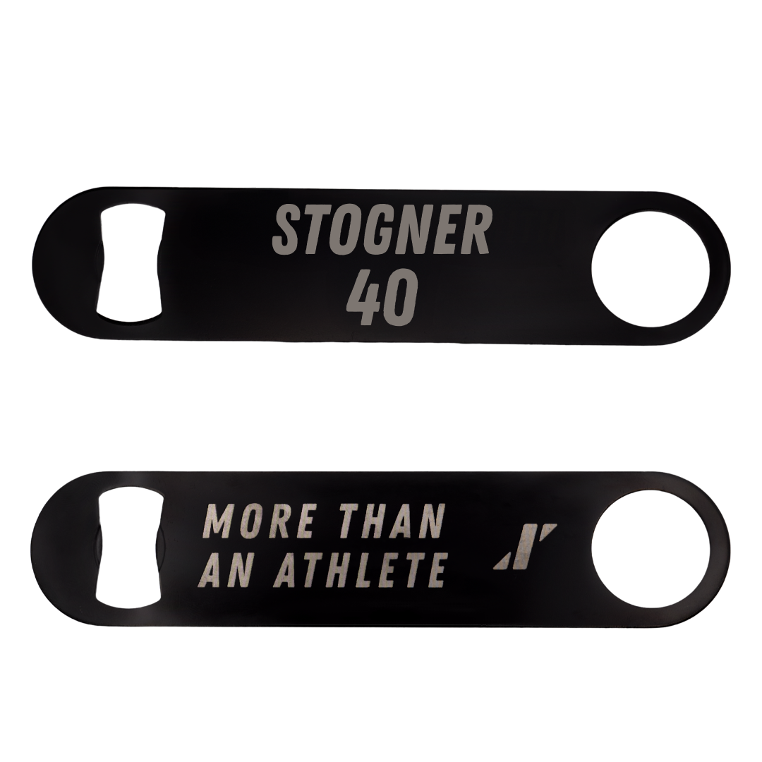University of North Carolina-Asheville Baseball Black Bottle Opener - #40 Charlie Stogner