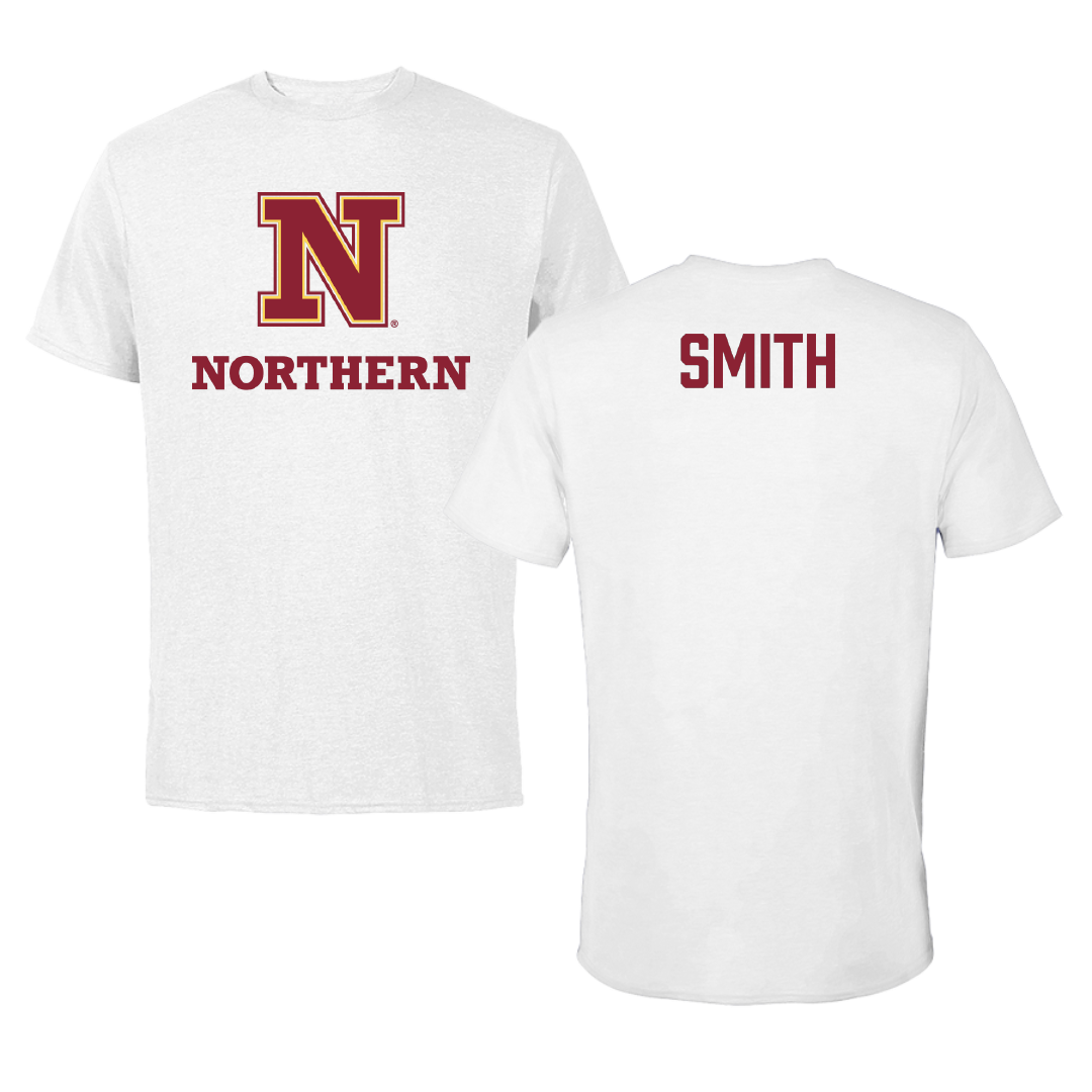 Northern State University Football White Performance Tee - Harrison Smith