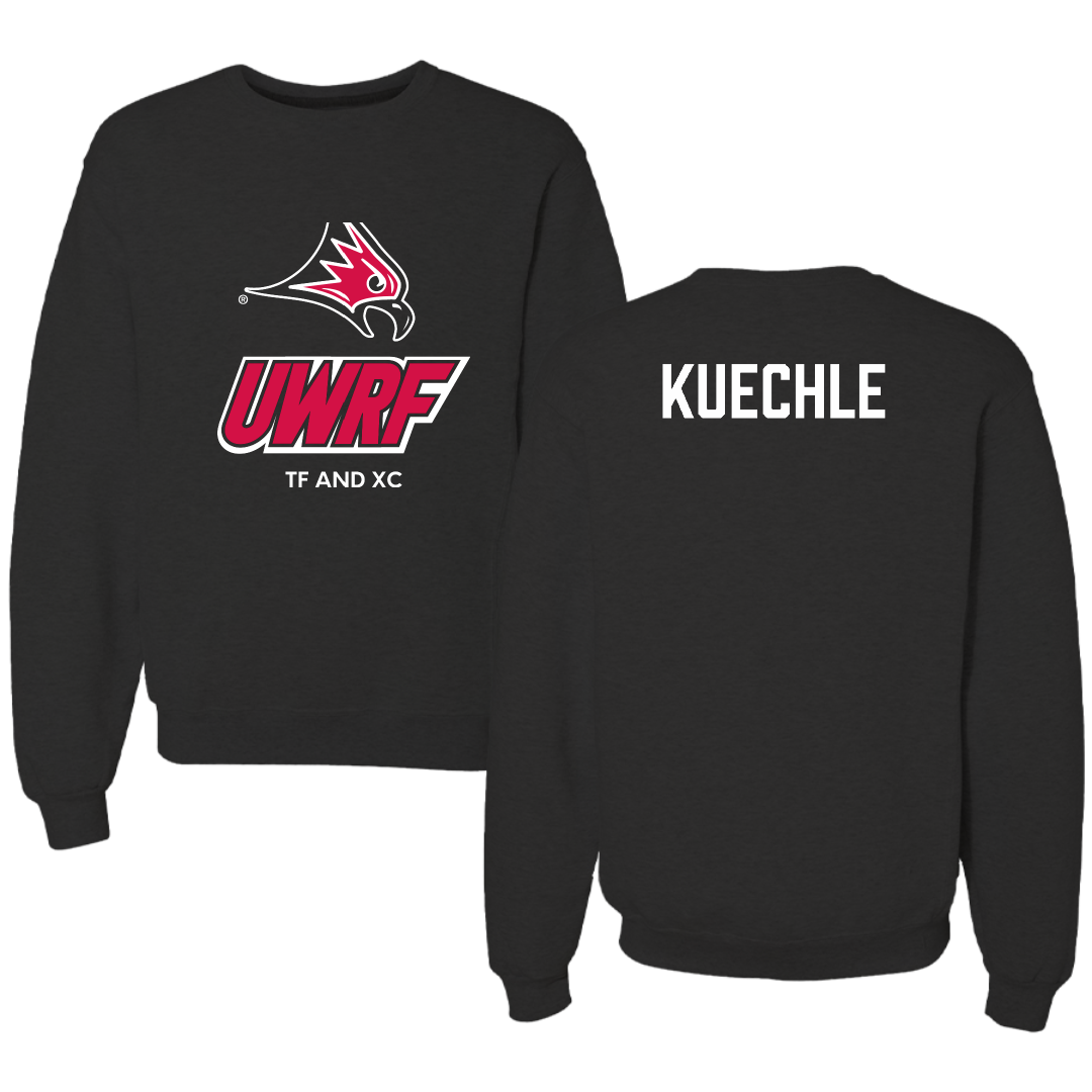 University of Wisconsin-River Falls TF and XC Black Crewneck - Cailyn Kuechle