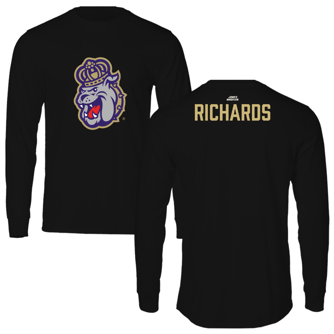 James Madison University Cheer Black Performance Long Sleeve - Chloe Richards