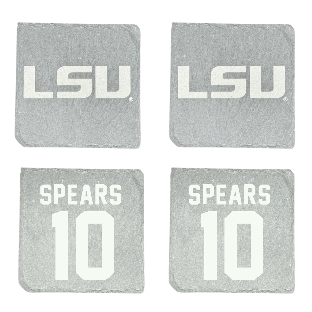 Louisiana State University Football Stone Coaster (4 Pack)  - #10 Dashawn Spears