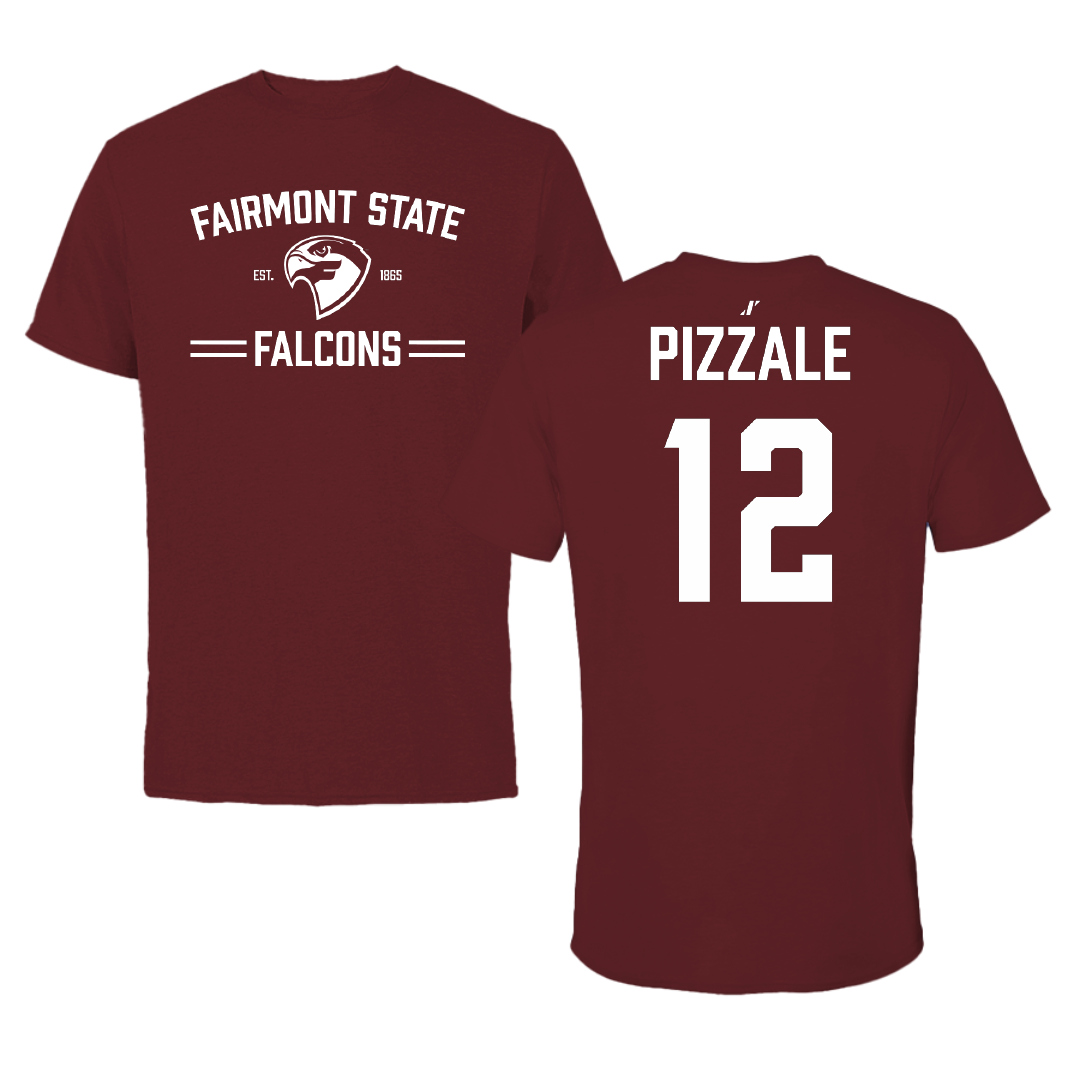 Fairmont State University Acrobatics & Tumbling Maroon General Performance Tee - #12 Angelina Pizzale