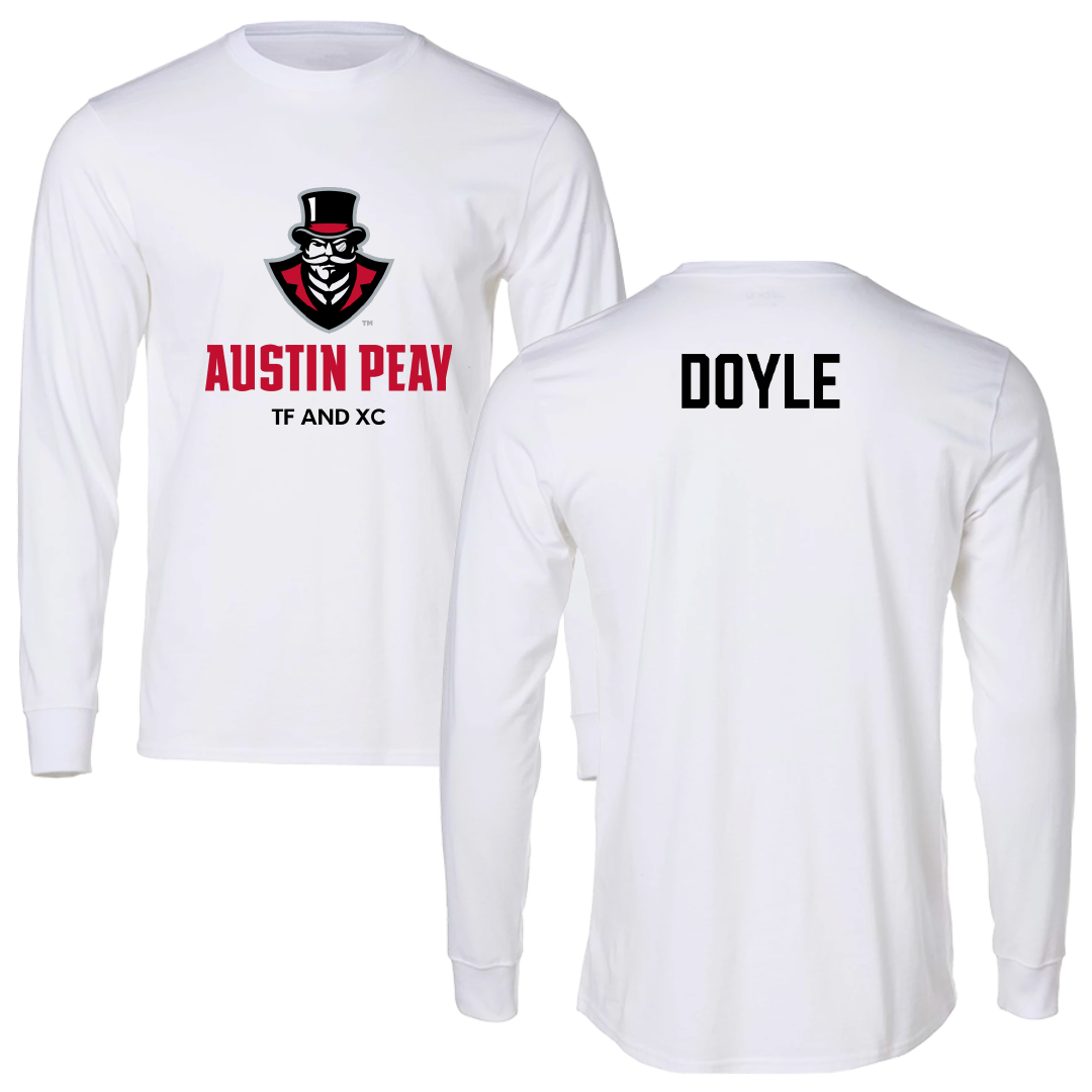 Austin Peay State University TF and XC White Long Sleeve - Ashley Doyle