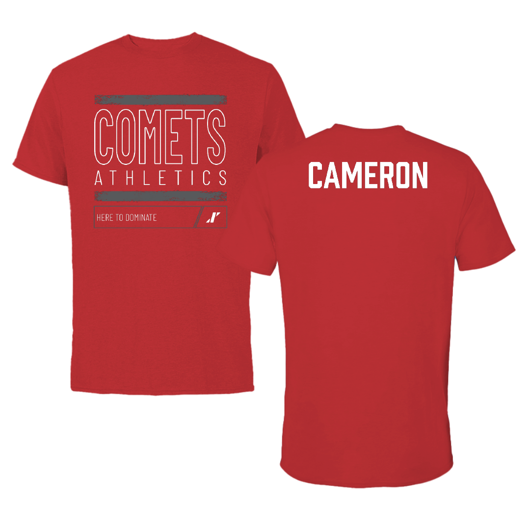 The University of Olivet Cheer Red Dominate Performance Tee - Hailey Cameron