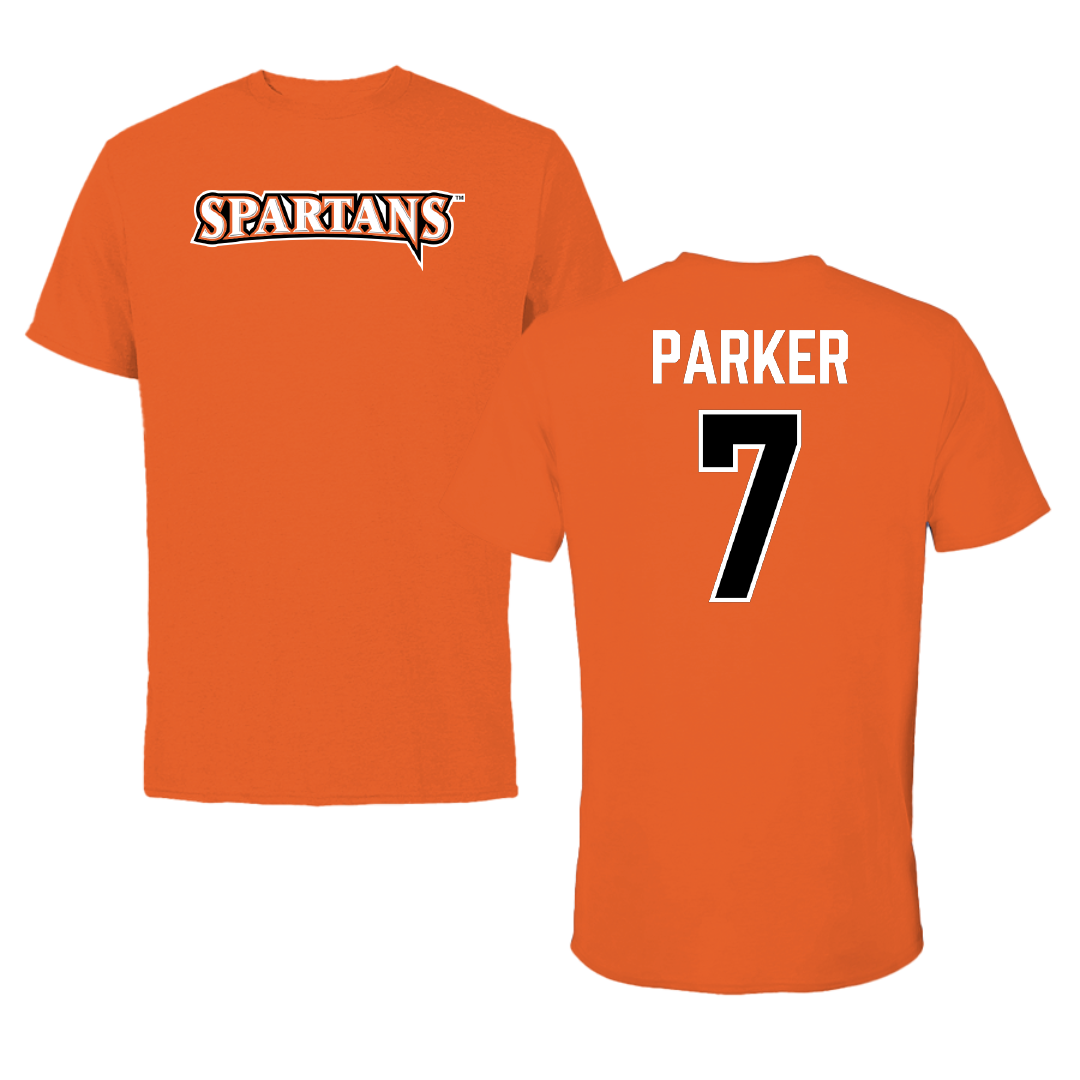 Northampton Community College Volleyball (M) Orange Tee - #7 Spencer Parker
