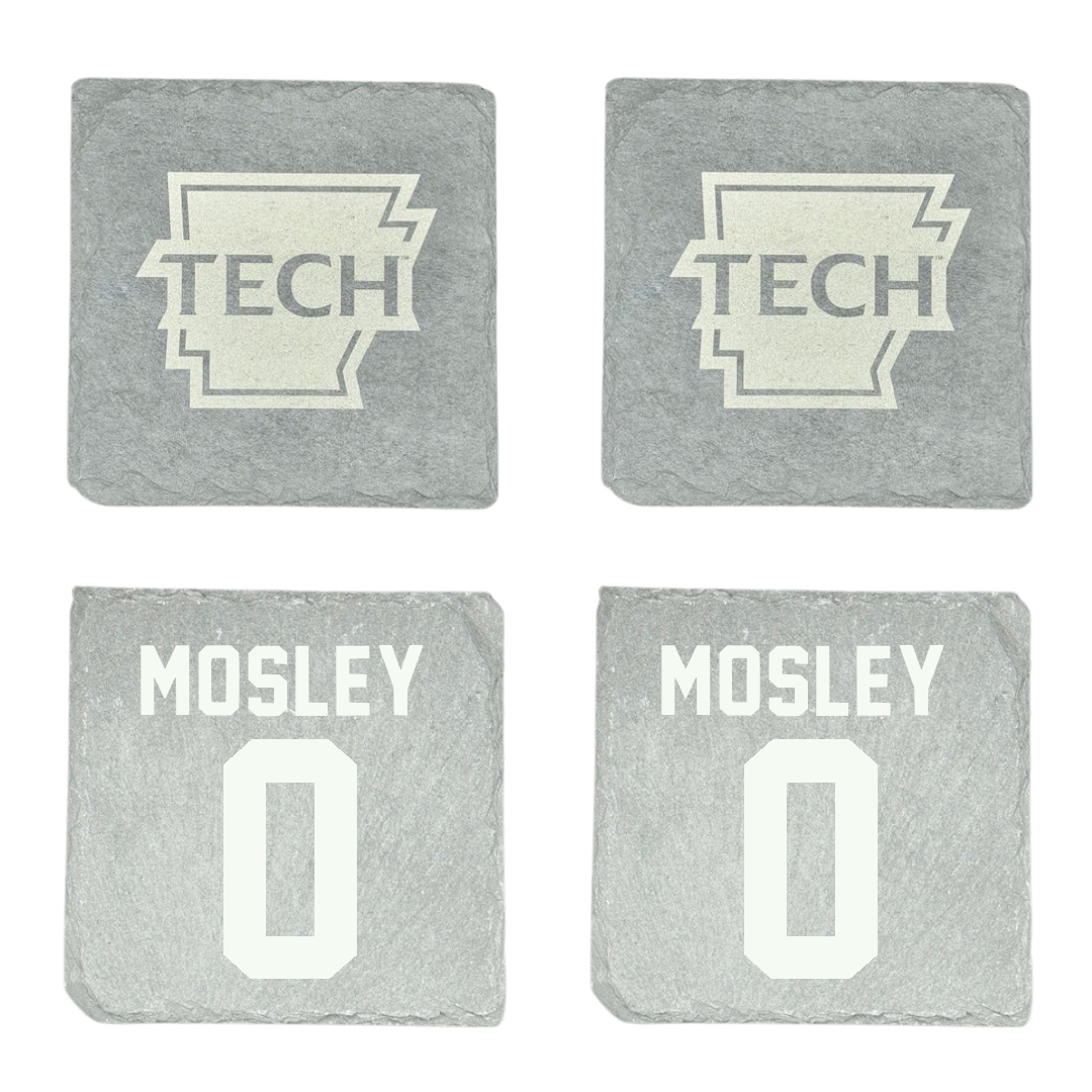 Arkansas Tech University Football Stone Coaster (4 Pack)  - #0 Tyler Mosley