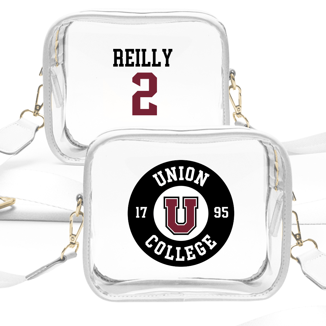 Union College Lacrosse (M) White Clear Stadium Bag - #2 Patrick Reilly