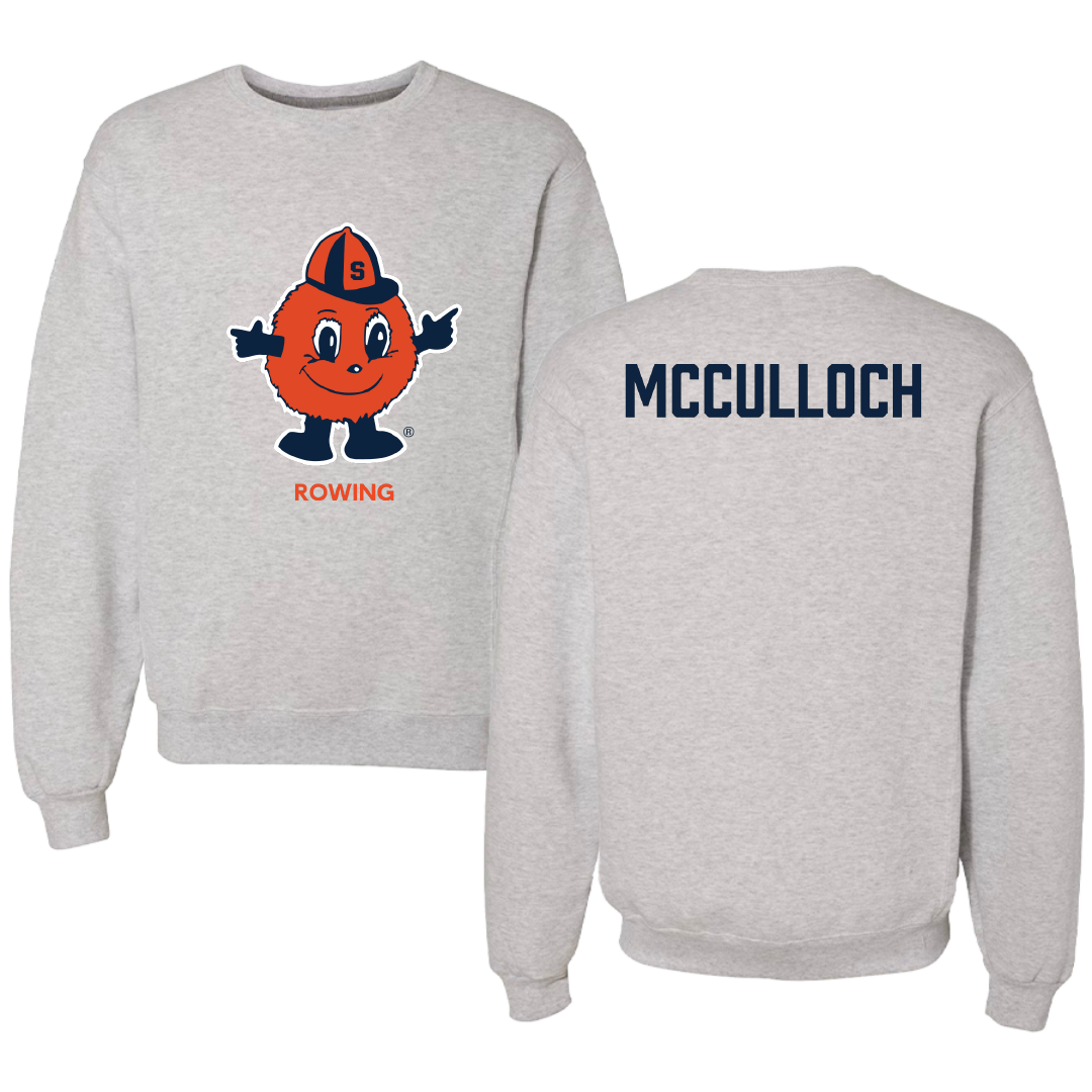 Syracuse University Rowing (W) Light Gray Crewneck - Annabelle McCulloch
