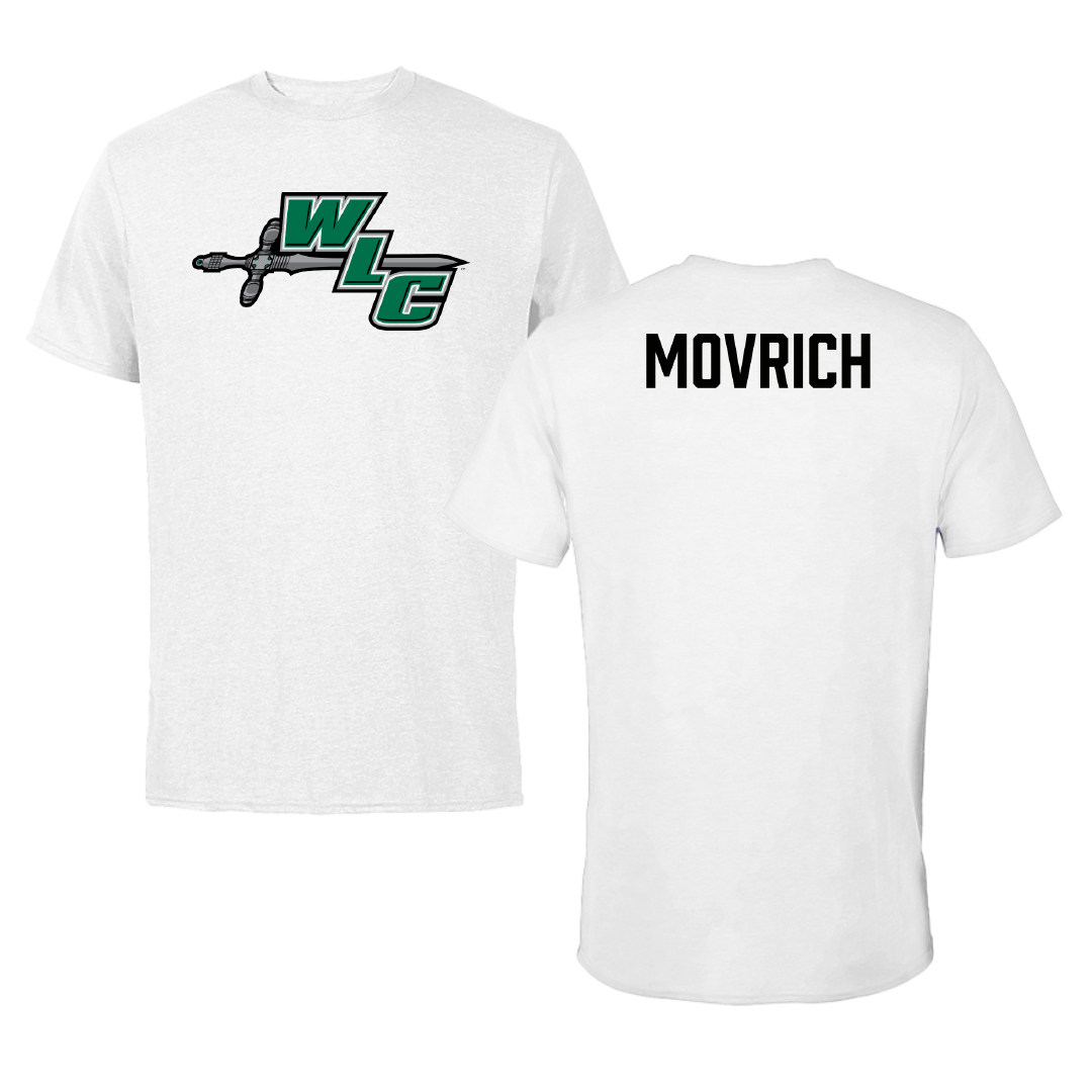 Wisconsin Lutheran College Golf White Tee - Luke Movrich