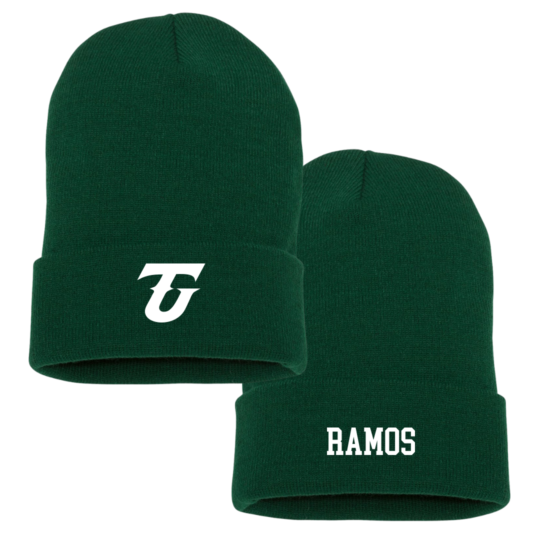 Tiffin University Wrestling (W) University Green Beanie - Sidney Ramos