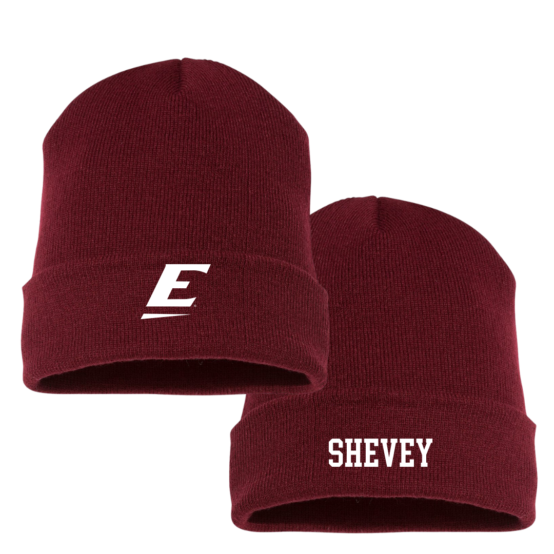 Eastern Kentucky University Baseball Maroon Beanie - #17 Boone Shevey