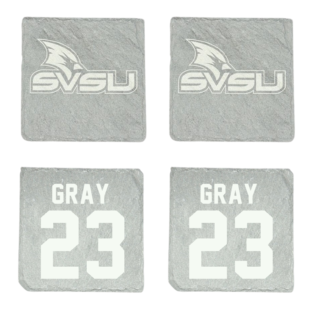 Saginaw Valley State University Soccer Stone Coaster (4 Pack)  - #23 Ryleigh Gray