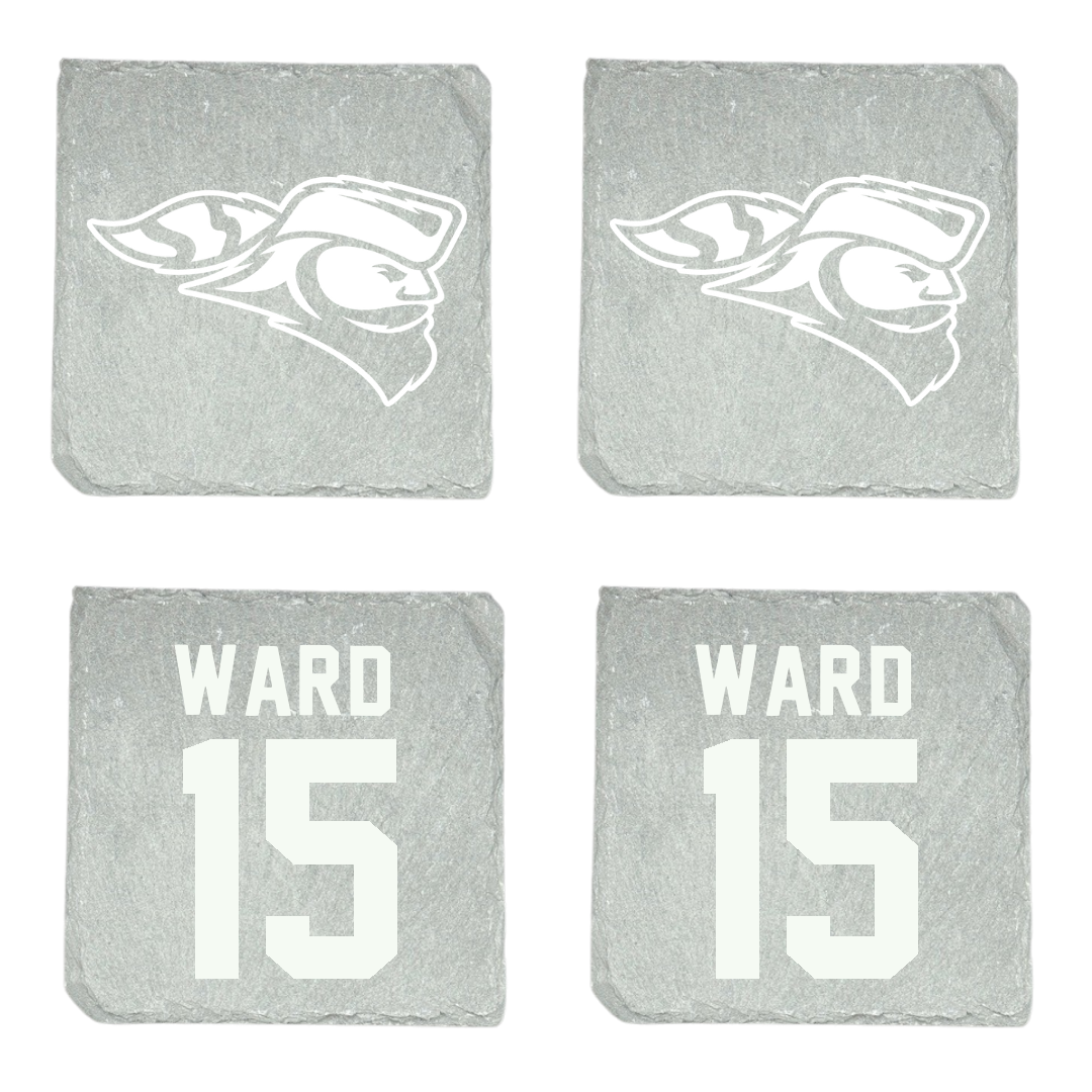 Carroll University Baseball Stone Coaster (4 Pack)  - #15 Thomas Ward