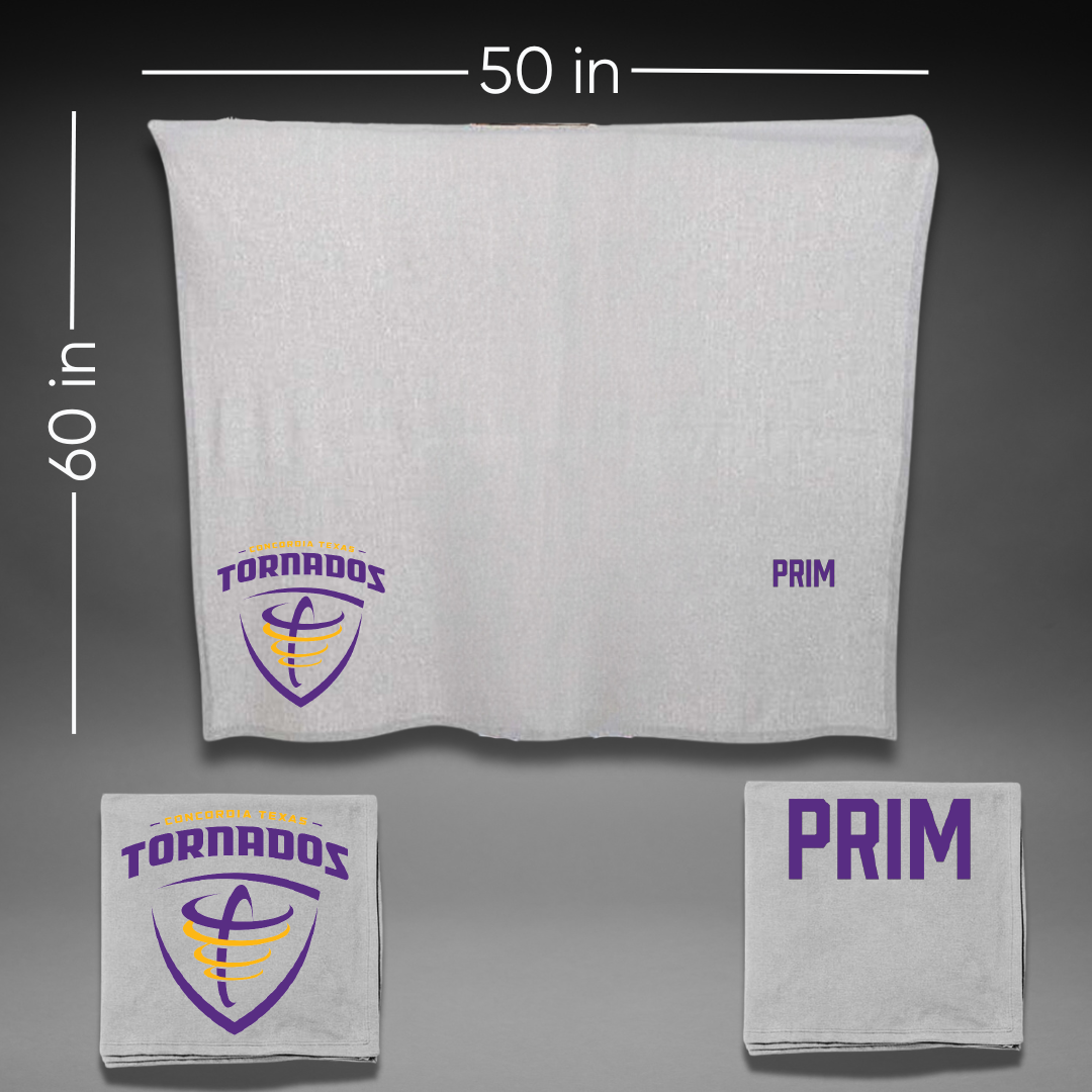 Concordia University (Texas) TF and XC Gray Blanket - Caleb Prim