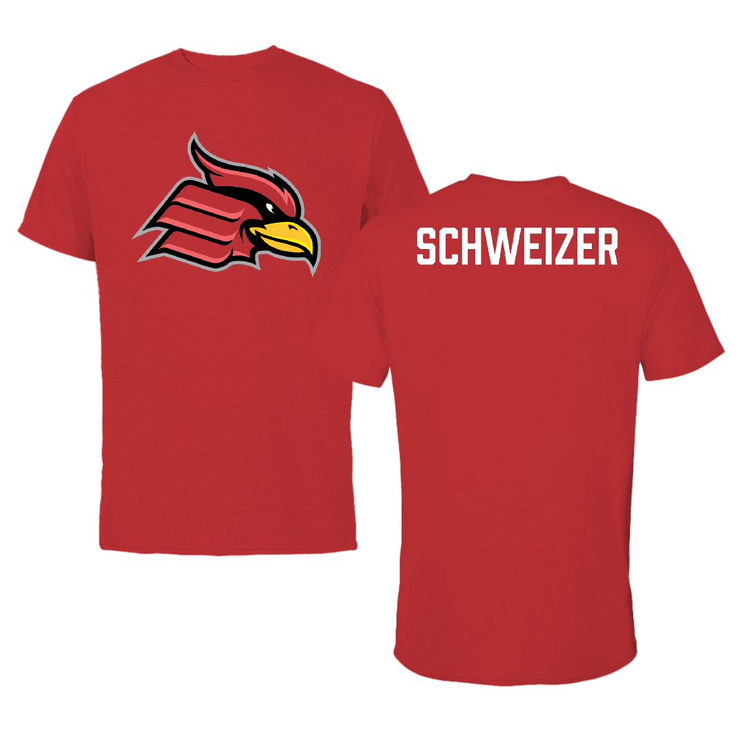 Wheeling University TF and XC Red Tee - Zach Schweizer