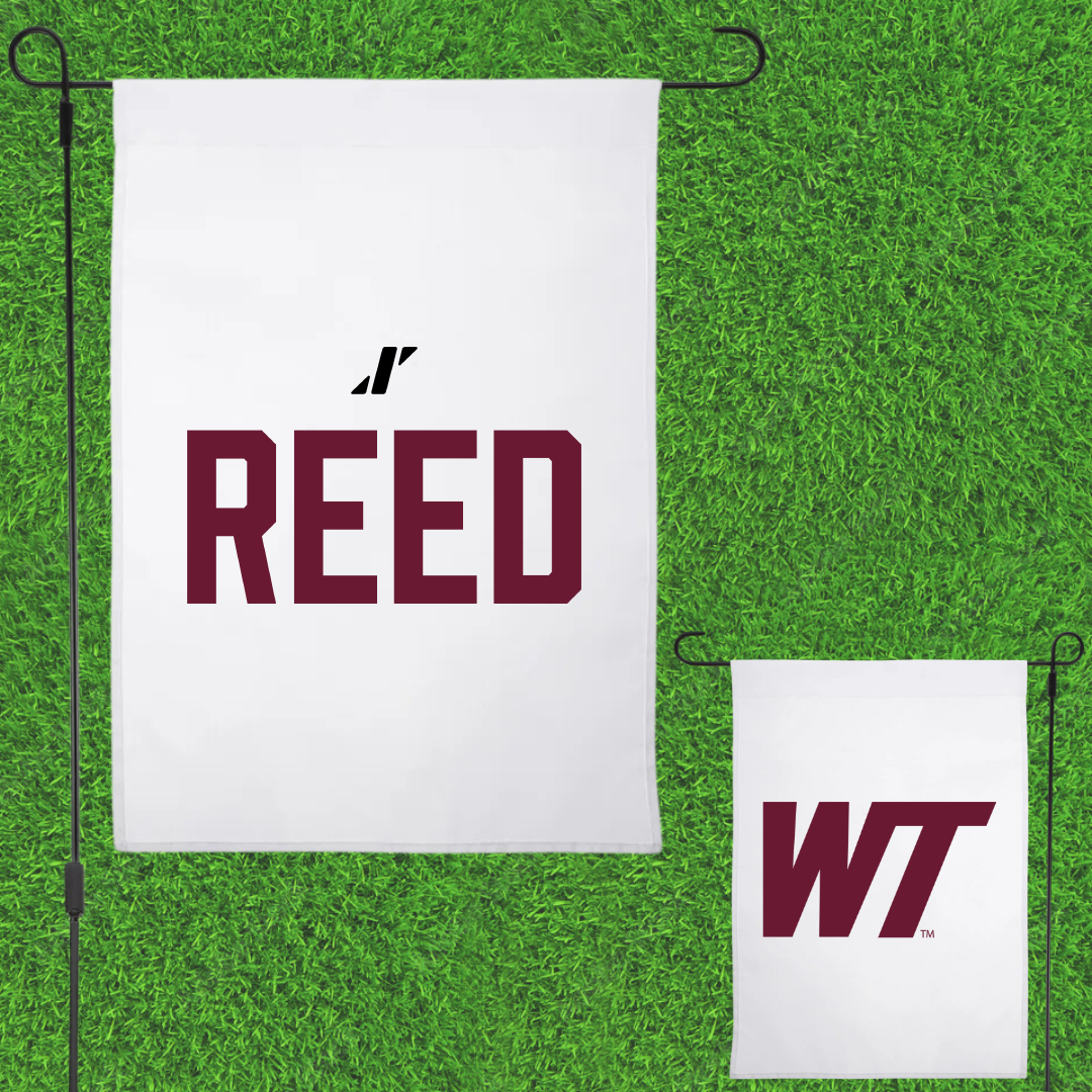 West Texas A&M University Golf (W) White Garden Flag - Sarah Reed