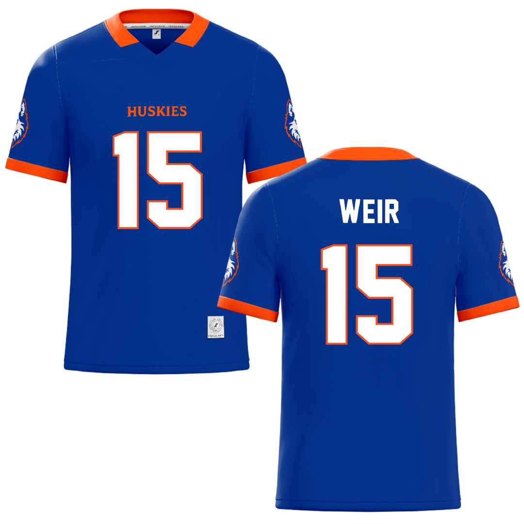 Houston Christian University Blue Football Jersey - #15 Jake Weir