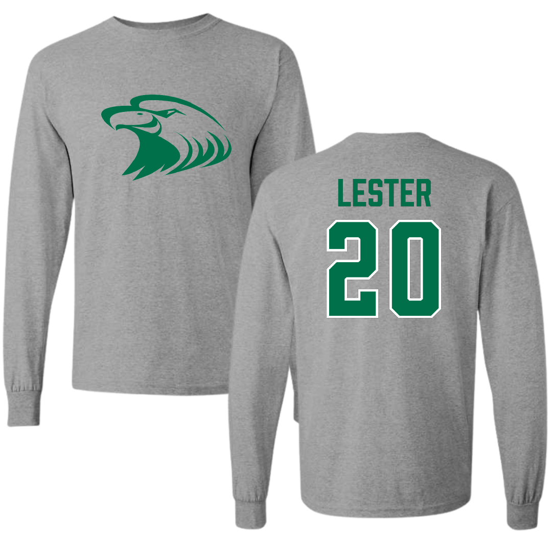 Central Methodist University Baseball Sport Gray Long Sleeve - #20 Brayden Lester