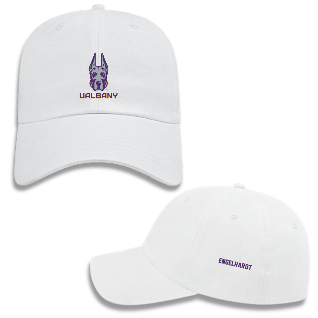 University at Albany Dance White Hat - Molly Engelhardt