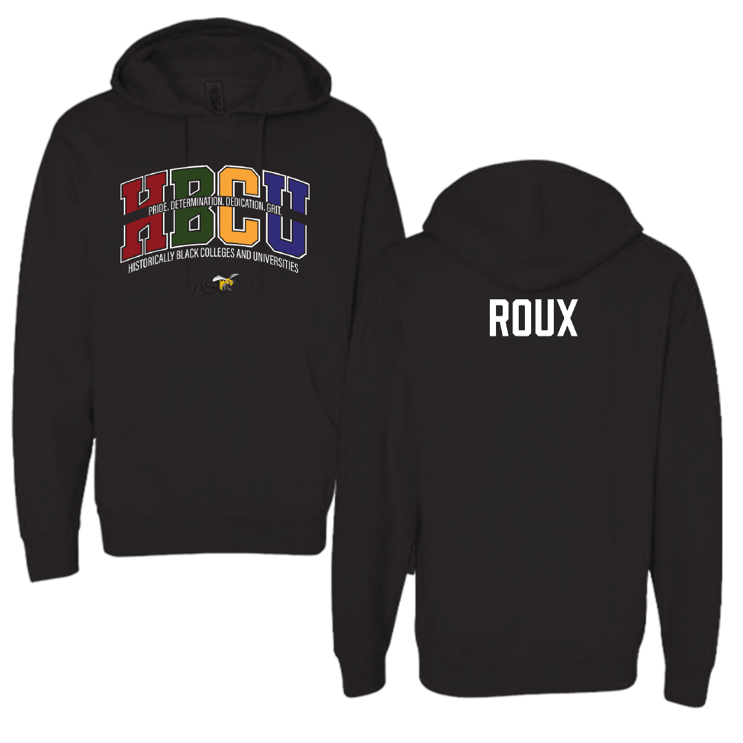Alabama State University Tennis Black HBCU Hoodie - Eloi Roux