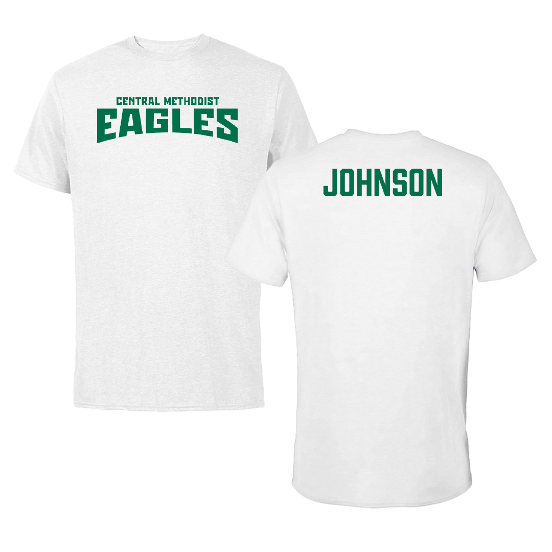 Central Methodist University Wrestling White Classic Tee - Allyssa Johnson