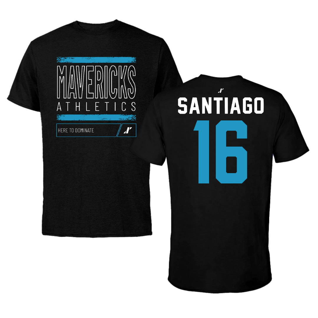 Mercy University Field Hockey Black Dominate Performance Tee - #16 Eunice Santiago