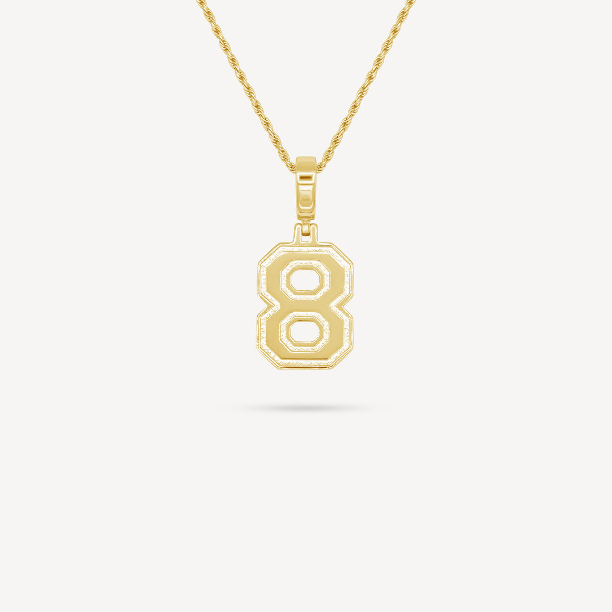 Gold Presidents Pendant and Chain - #8 Stevie Elam