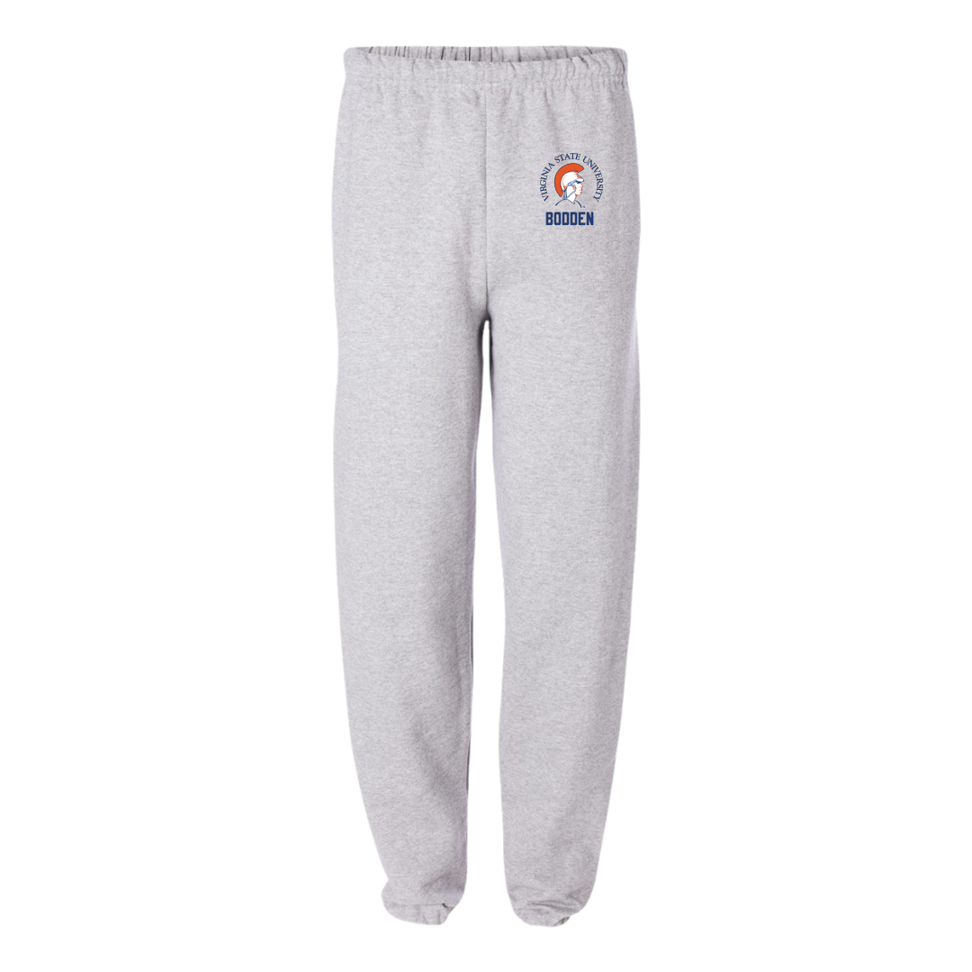 Virginia State University Lacrosse (M) Light Gray Sweatpants - #6 Malachi Bodden
