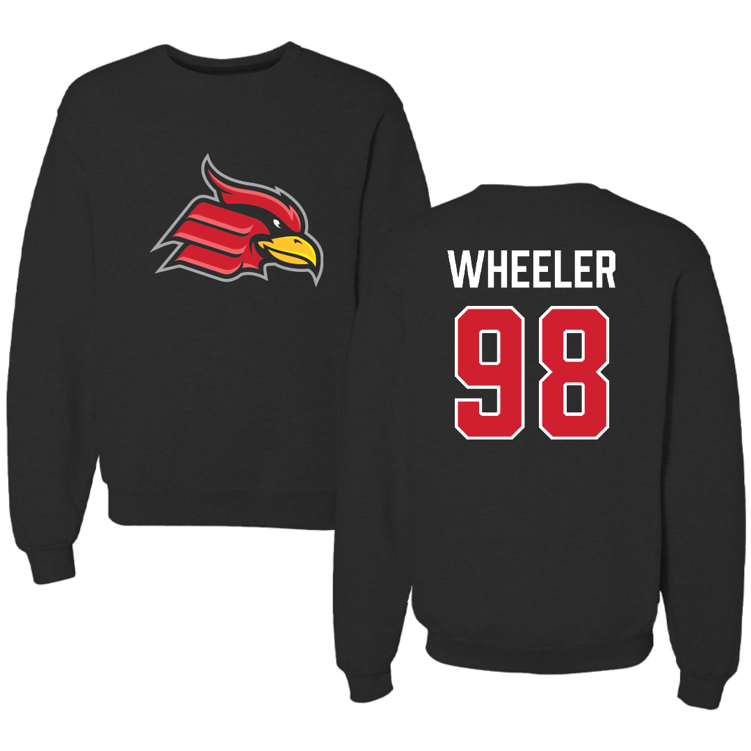 Wheeling University Rugby (W) Black Crewneck - #98 Bailey Wheeler