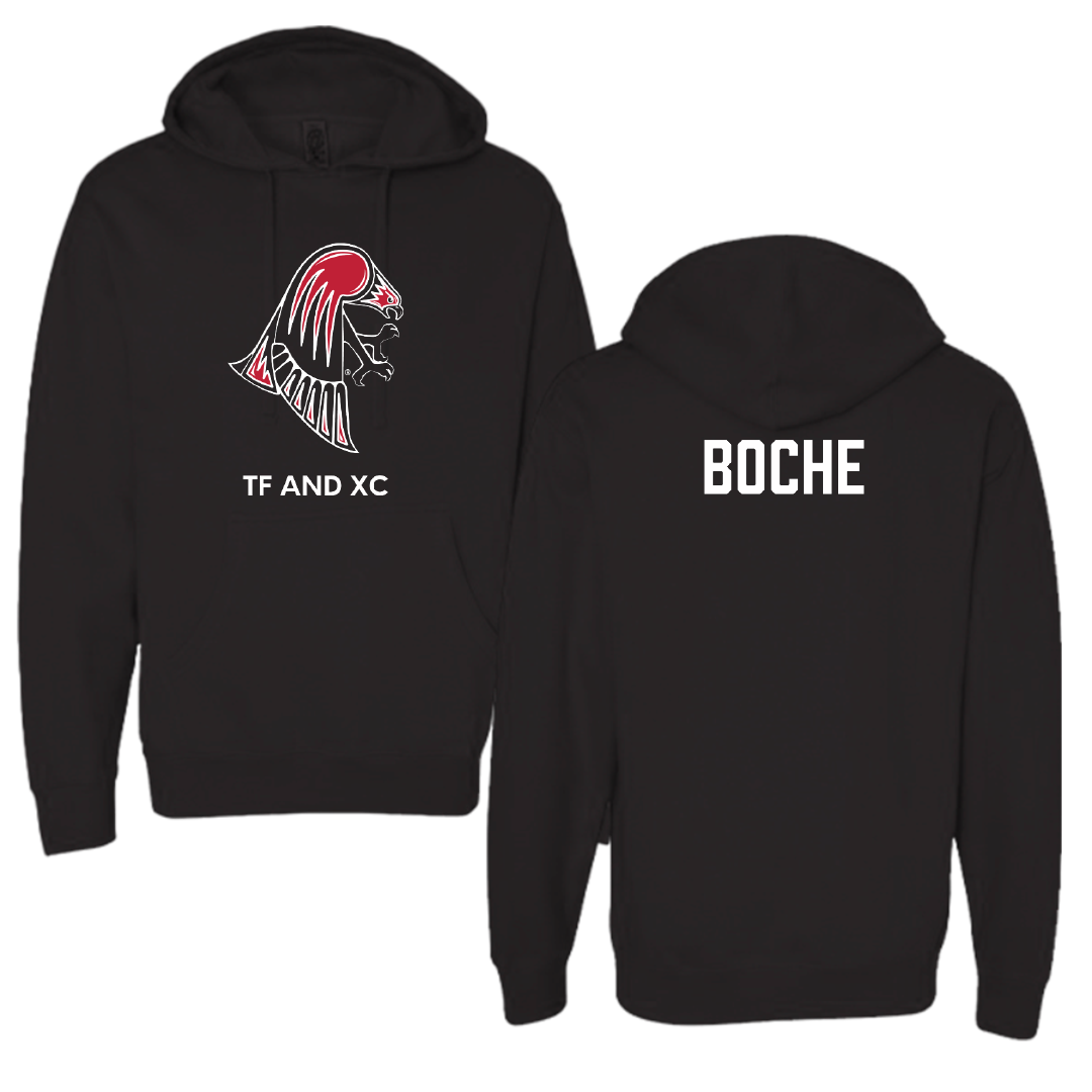University of Wisconsin-River Falls TF and XC Black Hoodie - Matt Boche