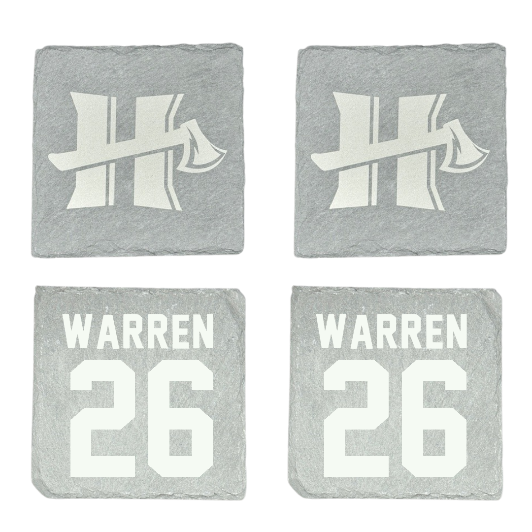 Cal Poly Humboldt Soccer (M) Stone Coaster (4 Pack)  - #26 Vince Warren