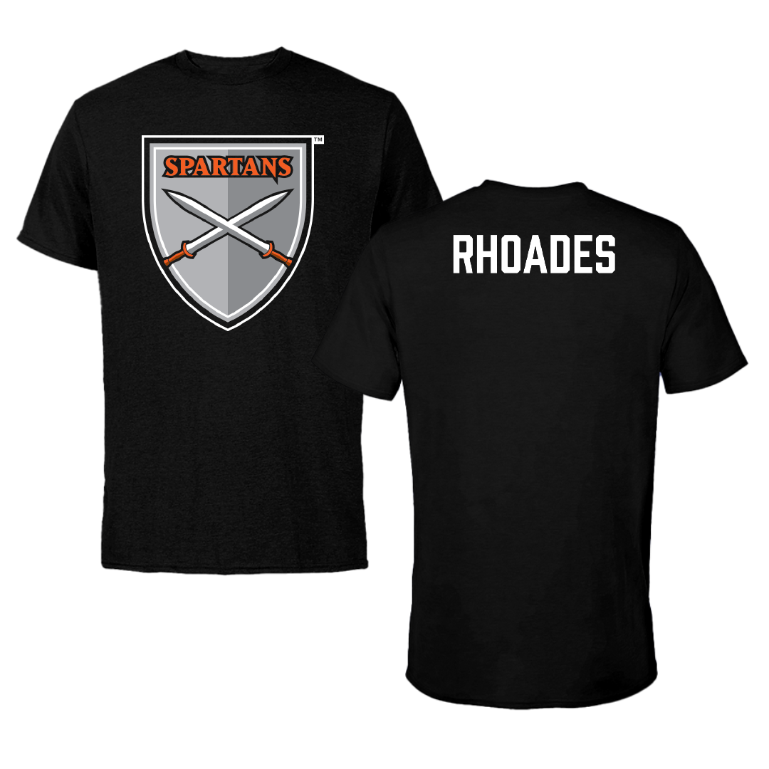 Northampton Community College Baseball Black Tee - Aiden Rhoades