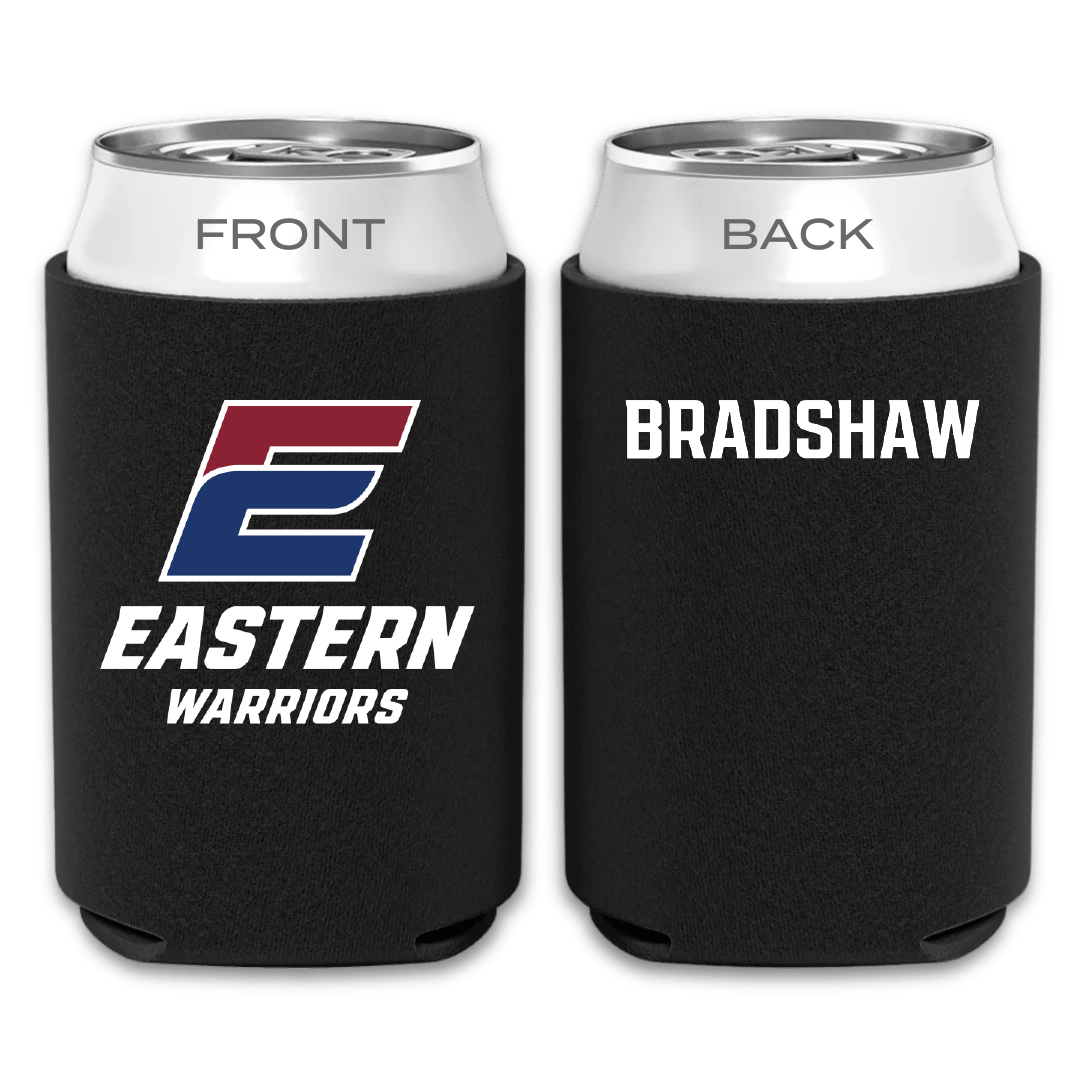 Eastern Connecticut State University Swimming & Diving Black Can Cooler - Bruce Bradshaw