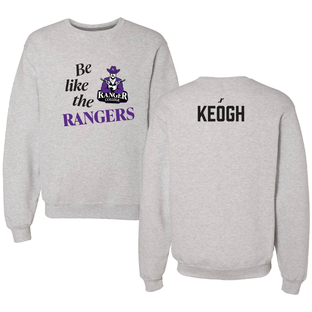 Ranger College Golf (M) Light Gray Be Like Us Crewneck - Daniel Keogh