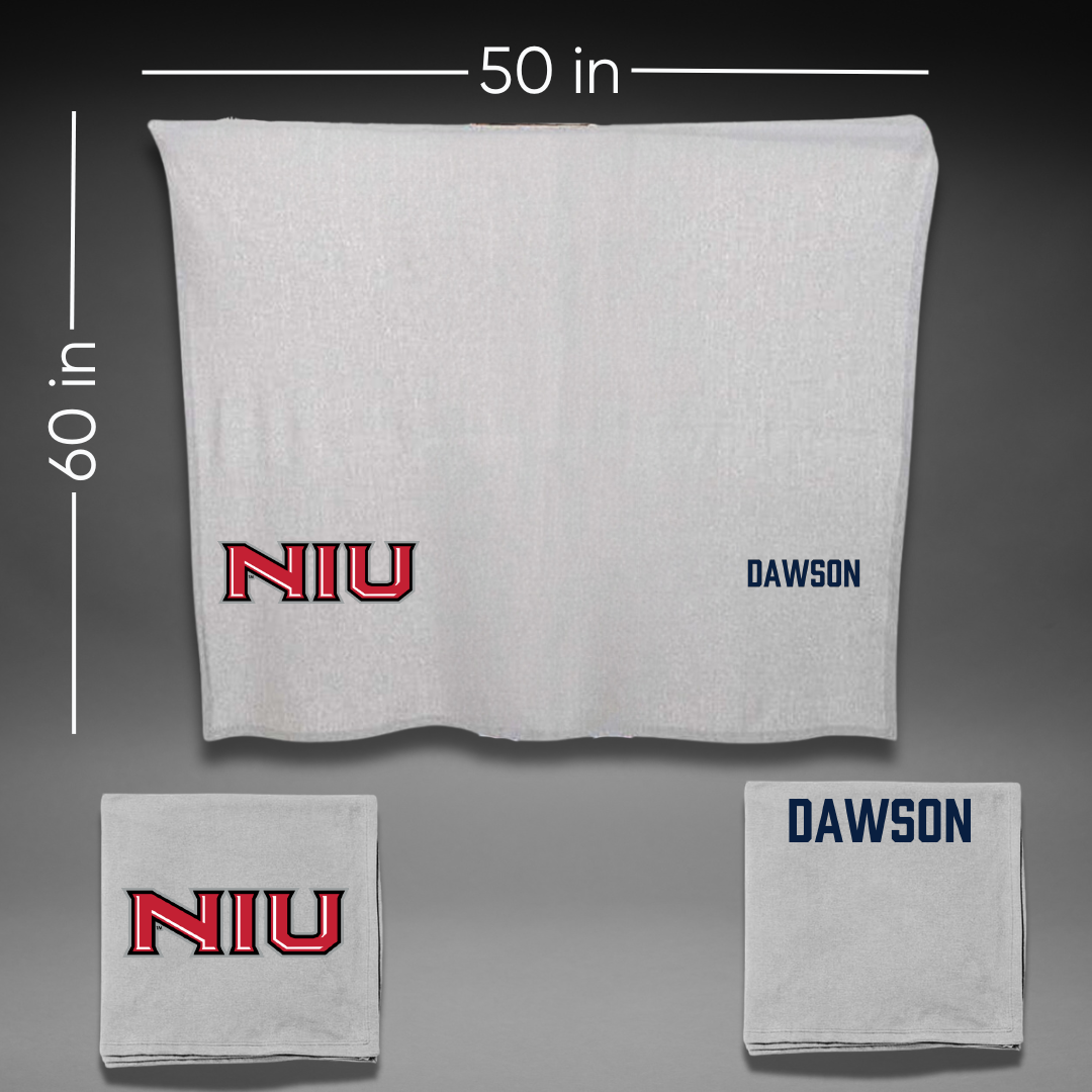 Northern Illinois University Wrestling Gray Blanket - Devon Dawson