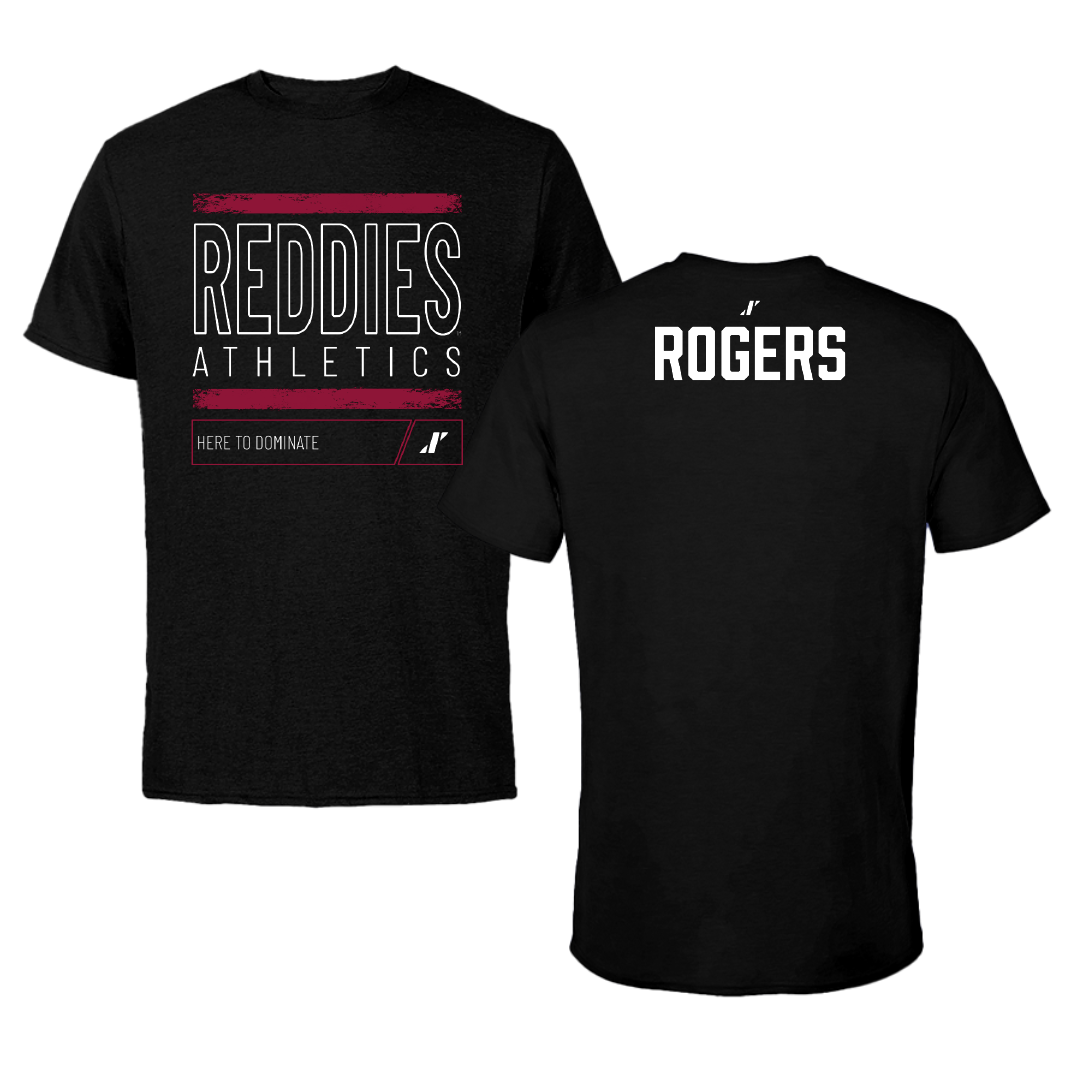 Henderson State University Football Black Dominate Performance Tee - Pierce Rogers
