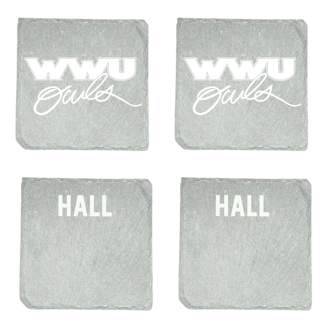 William Woods University Football Stone Coaster (4 Pack)  - Jay Hall