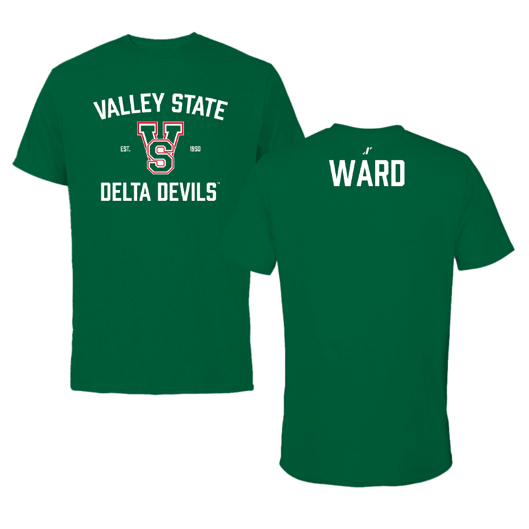 Mississippi Valley State University TF and XC Green General Performance Tee - Aliyah Ward