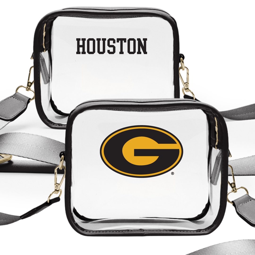 Grambling State University TF and XC Black Clear Stadium Bag - Dillon Houston