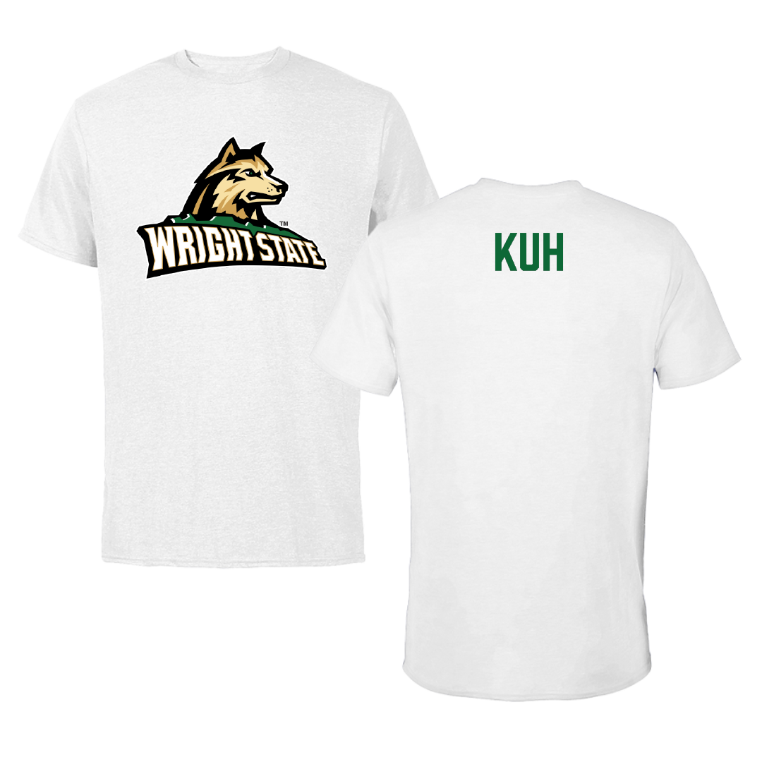 Wright State University TF and XC White Performance Tee - Luci Kuh