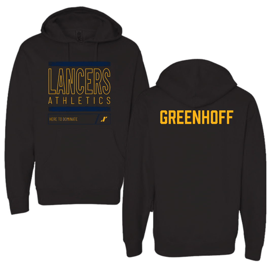 Mount Marty University Golf Black Dominate Hoodie - Abigail Greenhoff