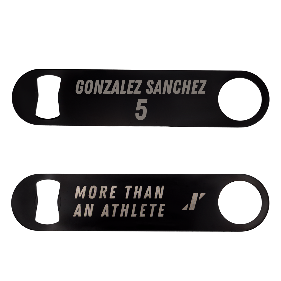 Webster University Soccer Black Bottle Opener - #5 Bosco Gonzalez Sanchez