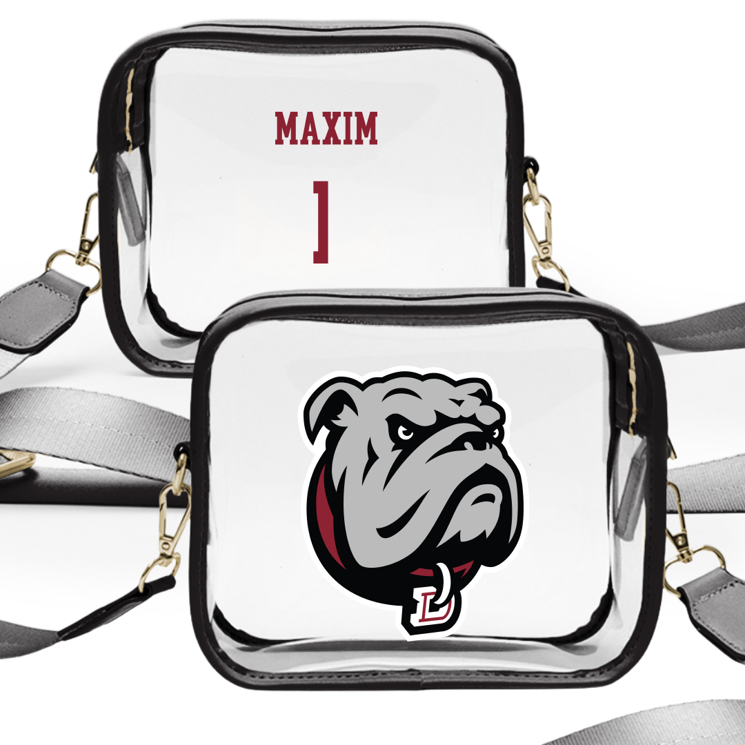 Dean College Baseball Black Clear Stadium Bag - #1 Bert Maxim
